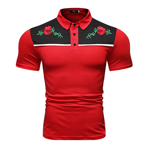 

Men's Daily Sports T-shirt - Solid Colored Red