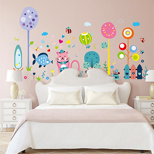 

Still Life / Floral / Botanical Wall Stickers Plane Wall Stickers Decorative Wall Stickers, PVC Home Decoration Wall Decal Wall Decoration 1pc / Removable