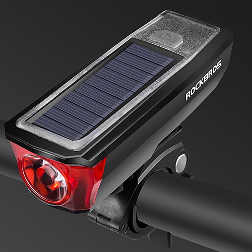 

LED Bike Light Front Bike Light Bike Horn Light Bicycle Cycling Multiple Modes Super Brightest Safety Wide Angle Solar Power 350 lm Solar Power White Cycling / Bike