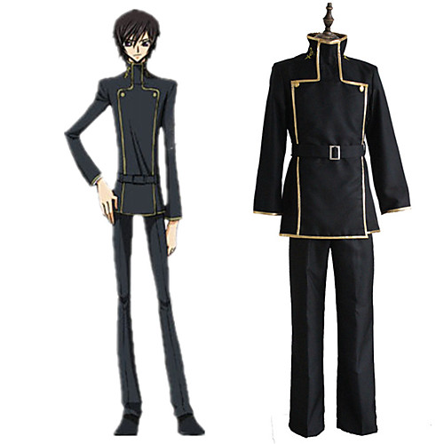 

Inspired by Code Gease Lelouch Lamperouge Anime Cosplay Costumes Japanese Cosplay Suits Top Pants Waist Belt For Men's Women's
