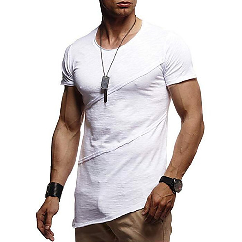 

Men's Daily Sports T-shirt - Solid Colored Army Green