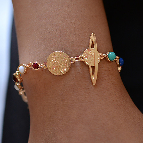 

Women's Vintage Bracelet Earrings / Bracelet Retro Lucky Simple Classic Vintage Ethnic Fashion Alloy Bracelet Jewelry Gold For Daily School Street Holiday Festival