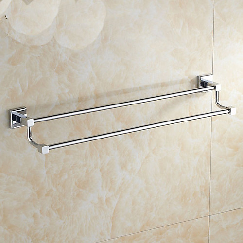 

Towel Bar Creative Modern Brass 1pc - Bathroom Double Wall Mounted