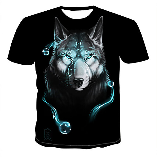 

Men's Daily T-shirt - 3D Print Black