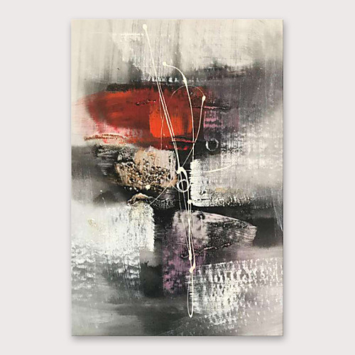 

Oil Painting Hand Painted - Abstract Modern Stretched Canvas