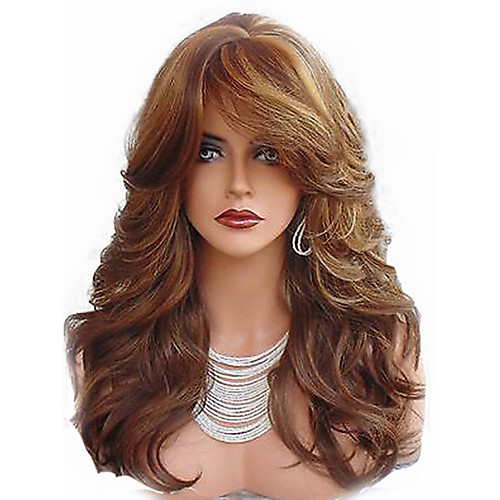 

Synthetic Wig Body Wave Layered Haircut Wig Very Long Light Brown Synthetic Hair 66~70 inch Women's New Arrival Light Brown