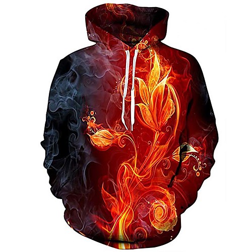 

Men's Basic Hoodie - 3D Yellow US36 / UK36 / EU44