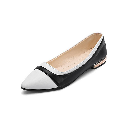

Women's Flats Flat Heel Synthetics Spring & Fall Gold / White / Black
