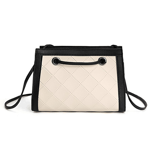 

Women's Polyester / PU Crossbody Bag Color Block Dark Brown / Blushing Pink / Red