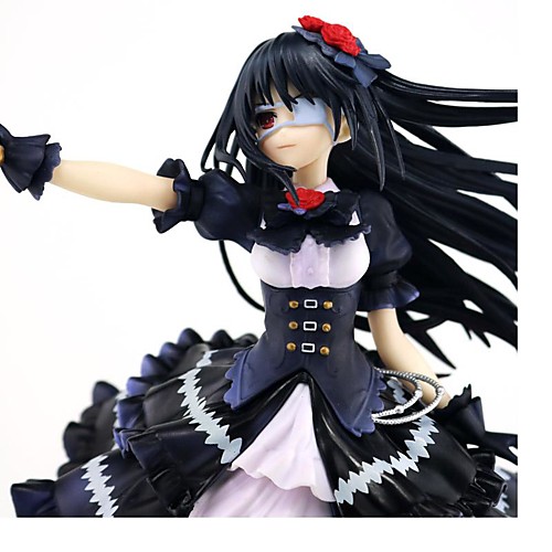 фото Аниме фигурки вдохновлен date a live kurumi tokisaki пвх 24 cm см модель игрушки игрушки куклы lightinthebox