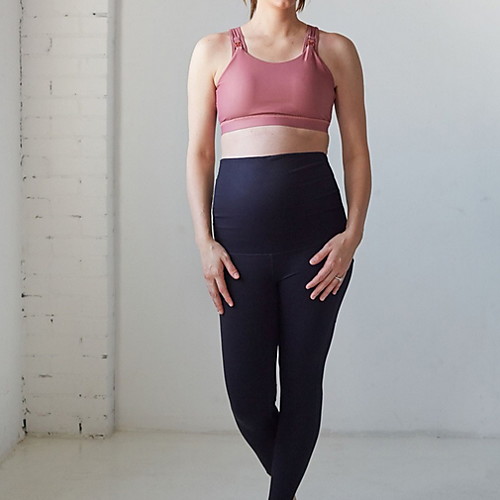 

Women's Yoga Pants Maternity Pants Color Block Running Fitness Gym Workout Leggings Activewear Breathable Moisture Wicking Quick Dry Butt Lift Slim
