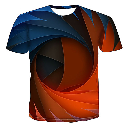 

Men's Daily T-shirt - 3D Rainbow