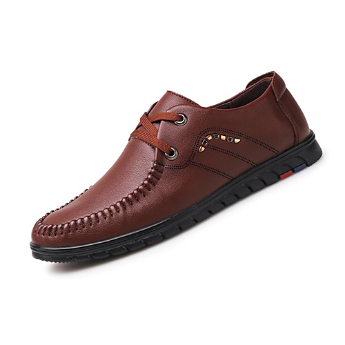 

Men's Nappa Leather Spring & Summer / Fall & Winter Business / Casual Oxfords Breathable Brown / Black / Coffee