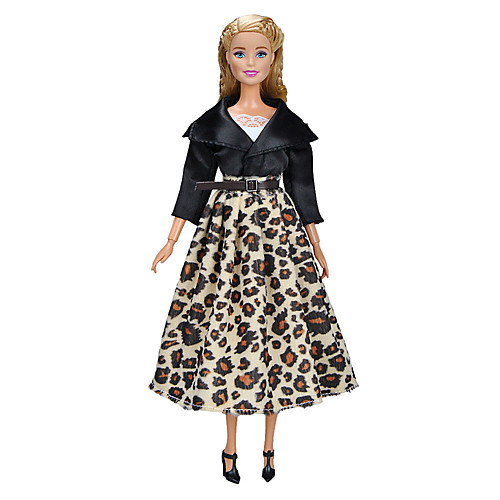 

Yiwu pto_03l9 для одежды Барби 29 см, роскошная ветровка куклы класса люкс с поясом, пиджак с длинной юбкой, подходящей для куклы 29 см. Кукла, пиджак с длинной юбкой