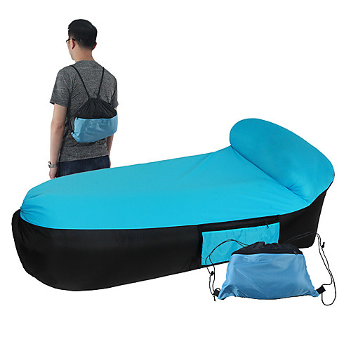

Air Sofa Inflatable Sofa Sleep lounger Outdoor Waterproof Portable Fast Inflatable Foldable Polyester 1908265 cm Fishing Beach Camping / Hiking / Caving Spring Summer Blue Pink Violet / Anti-tear