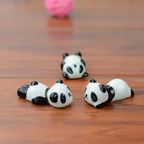 

3PCS Cute Porcelain Panda Chopstick Rest Exquisite Chopstick Holder Kitchen Supplies (Random Style)