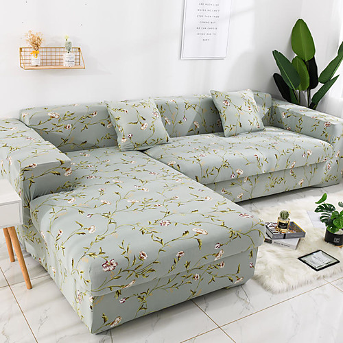 

Sofa Cover Floral / Neutral / Contemporary Printed Polyester Slipcovers