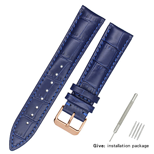

Genuine Leather / Leather / Calf Hair Watch Band Strap for Black / White / Blue Other / 17cm / 6.69 Inches / 19cm / 7.48 Inches 1.2cm / 0.47 Inches / 1.3cm / 0.5 Inches / 1.4cm / 0.55 Inches