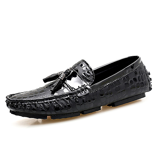 

Men's Comfort Shoes PU Summer Loafers & Slip-Ons Breathable Black / Red / Blue