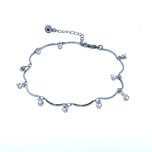 

Ankle Bracelet Women's Body Jewelry For Gift Holiday Alloy Black 1pc