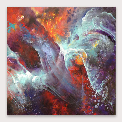 

Oil Painting Hand Painted - Abstract Modern Stretched Canvas