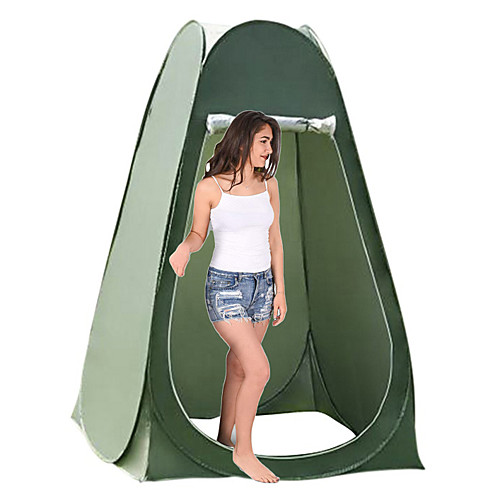 фото 1 человек душевые палатки всплывающая палатка на открытом воздухе компактность влагонепроницаемый быстровысыхающий однослойный самораскрывающаяся палатка сферическая палатка 2000-3000 mm для Lightinthebox