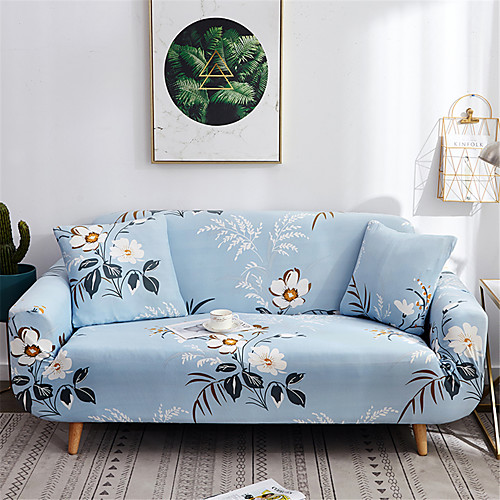 

Sofa Cover Romantic Yarn Dyed Polyester / Cotton Blend Slipcovers