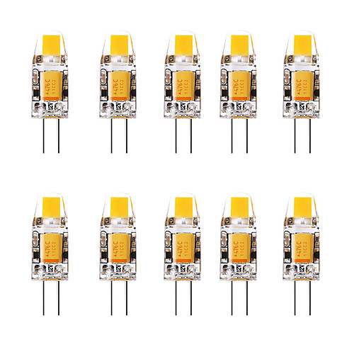 

10 шт. 1.5 W Двухштырьковые LED лампы 3000 lm G4 1 Светодиодные бусины Тёплый белый Белый 12 V