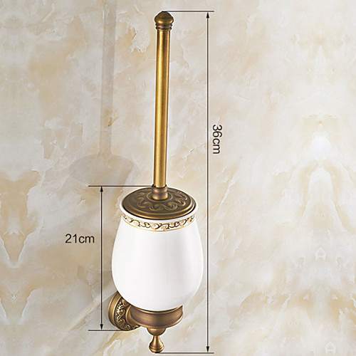 

Toilet Brush Holder Creative Contemporary Brass 1pc - Bathroom Wall Mounted