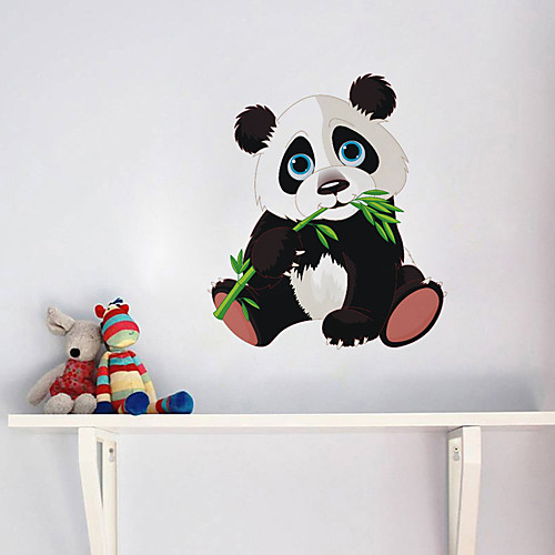 

Симпатичные панда грызть бамбука стикер стены детская комната детский сад гостиная спальня съемный стикер обоев
