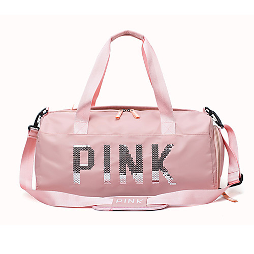 

Waterproof Oxford Cloth Zipper Travel Bag Solid Color Practice Pale Blue / Fuchsia / Pink / Unisex / Fall & Winter