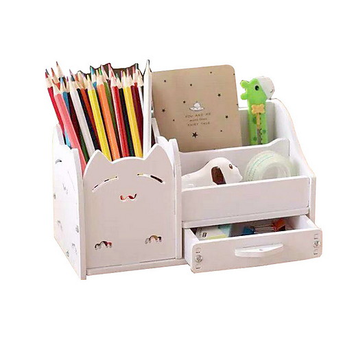 

Plastics Creative Home Organization, 2pcs Desktop Organizers