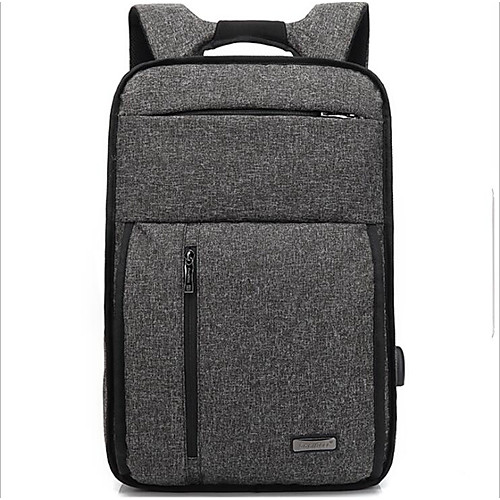 

Nylon Zipper Laptop Bag Office & Career Black / Gray / Men's