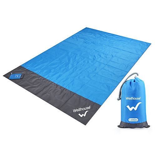 

Camping Mat Picnic Blanket Beach Blanket Outdoor Camping Waterproof Portable Ultra Light (UL) Wear Resistance Ground Mat TPU Polyester 140200 cm for 5 - 7 person Camping Hiking Traveling Summer