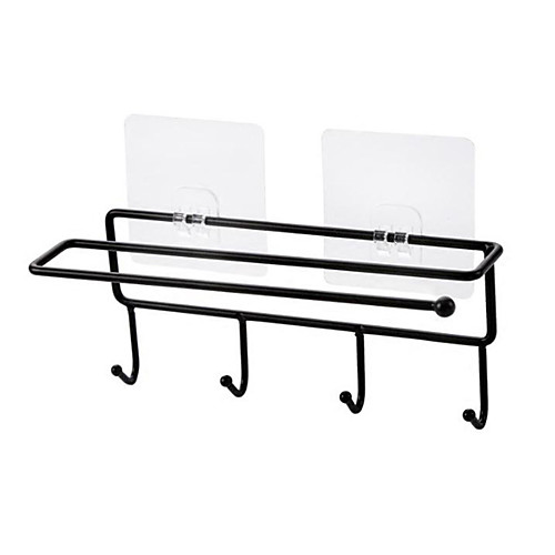 

1pc Rack & Holder Iron Wall Mount Cooking Utensils