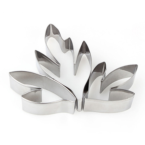 

Flower Leaf Pattern Stainless Steel Baking Mold Cutter for Cake Cookie Biscuit Fondant Modeling Shape Decorational Tool