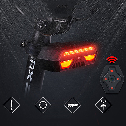 фото Светодиодная лампа велосипедные фары лампы сигнала поворота стоп-сигналы задняя подсветка на велосипед горные велосипеды велоспорт велоспорт / водонепроницаемый / интеллектуальная индукция / usb Lightinthebox