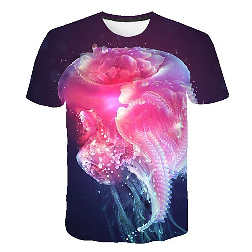 

Men's Daily T-shirt - 3D Print Red