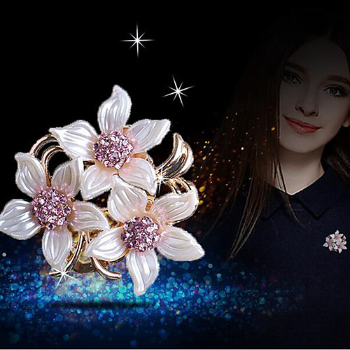 

Women's Brooches Flower Stylish Brooch Jewelry Golden For Daily