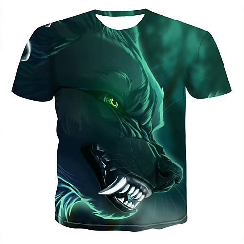 

Men's Daily T-shirt - 3D Print Green