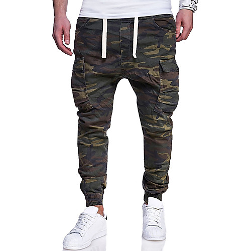 

Men's Sporty / Basic Chinos Pants - Camouflage Classic Outdoor Army Green US32 / UK32 / EU40 US36 / UK36 / EU44 US38 / UK38 / EU46