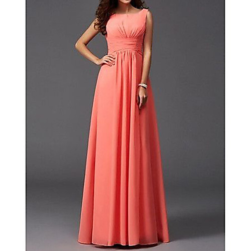 

Women's Maxi Plus Size Wine Orange Dress Basic Spring Shift Solid Colored Ruffle Fashion S M