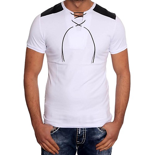 

Men's Daily Sports T-shirt - Solid Colored White