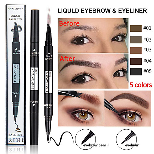 

Double Eyebrow Pencil Eyeliner Waterproof Two-In-One Multi-Functional Long-Lasting Eye Makeup.