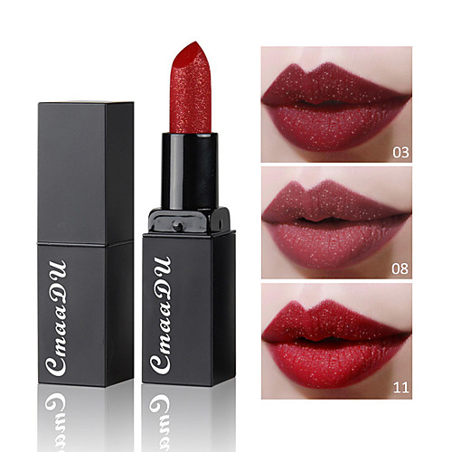 

Brand CmaaDu Diamond Matte Lipstick Lasting Waterproof Not Decoloring Flash Lip Gloss Lip Makeup
