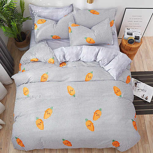 

Cartoon Bedding Sets 3/4pcs Geometric Pattern Bed Linings Duvet Cover Bed Sheet Pillowcases Cover Set