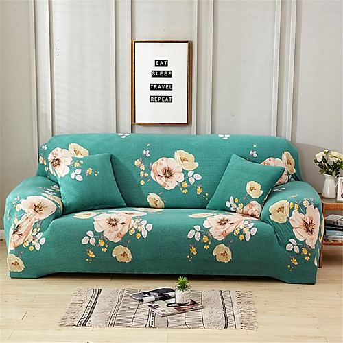 

Sofa Cover Romantic Yarn Dyed Polyester / Cotton Blend Slipcovers