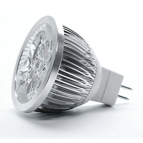 

1шт 12 W Точечное LED освещение MR16 MR16 4 Светодиодные бусины Диммируемая Тёплый белый 12 V