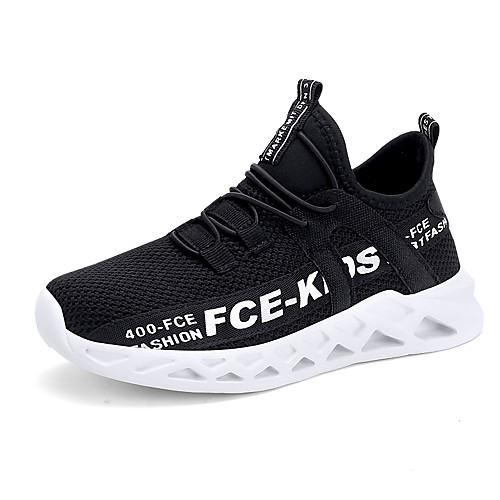 

Boys' / Girls' Comfort Elastic Fabric Athletic Shoes Little Kids(4-7ys) / Big Kids(7years ) Running Shoes White / Black / Burgundy Fall / Winter