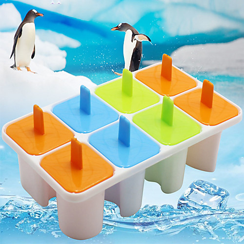 

8 Holes Mold Tray for Ice Cream Popsicle Making